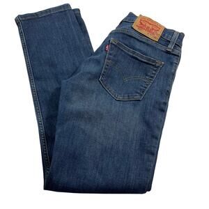 Levi's 511 Slim Tapered Jeans size 28 x 32 Red Tab Dark Wash